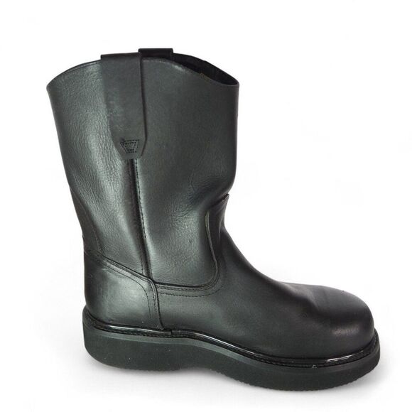 Original Michel Grasso Mil Rayas Work Boots with Steel Helmet Black Men's 9 - Picture 7 of 10